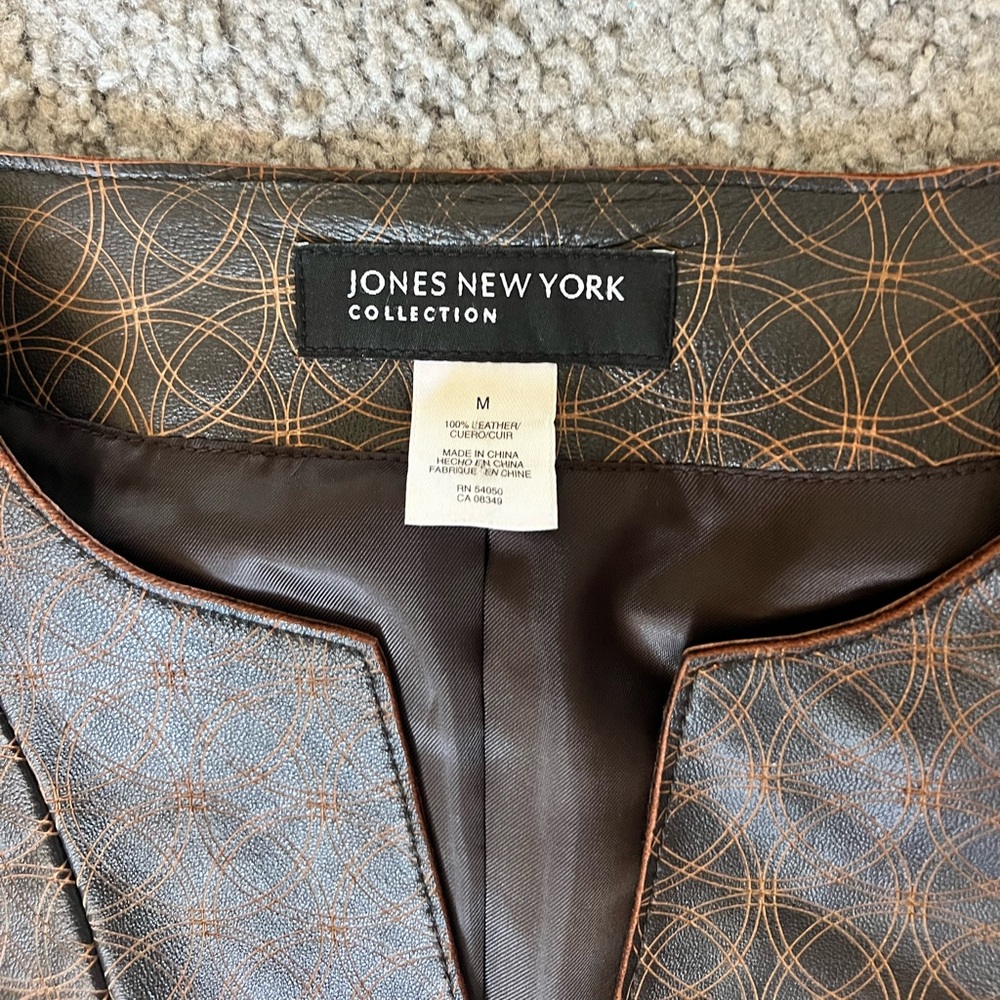 Dark Brown Leather Jacket - image 3